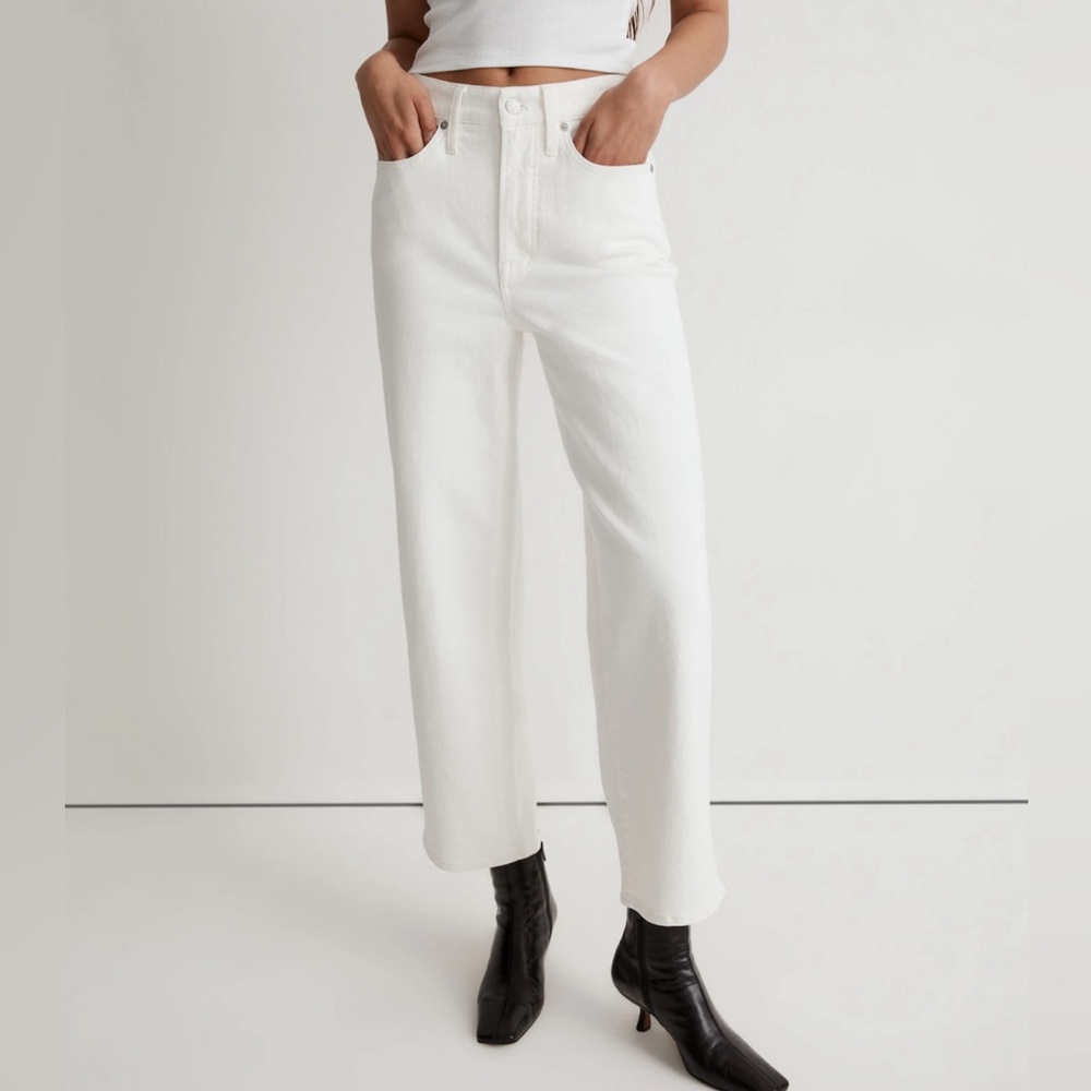 Madewell The Perfect Vintage Wide-Leg Crop Jeans